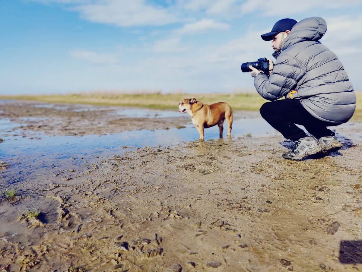 Damian Roche at RSPB Marshside, Southport