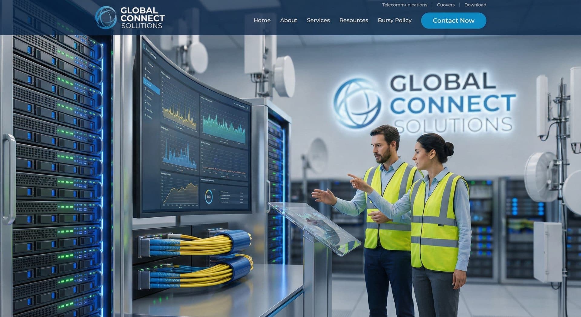 Telecoms & Connectivity - Professional web design and SEO services