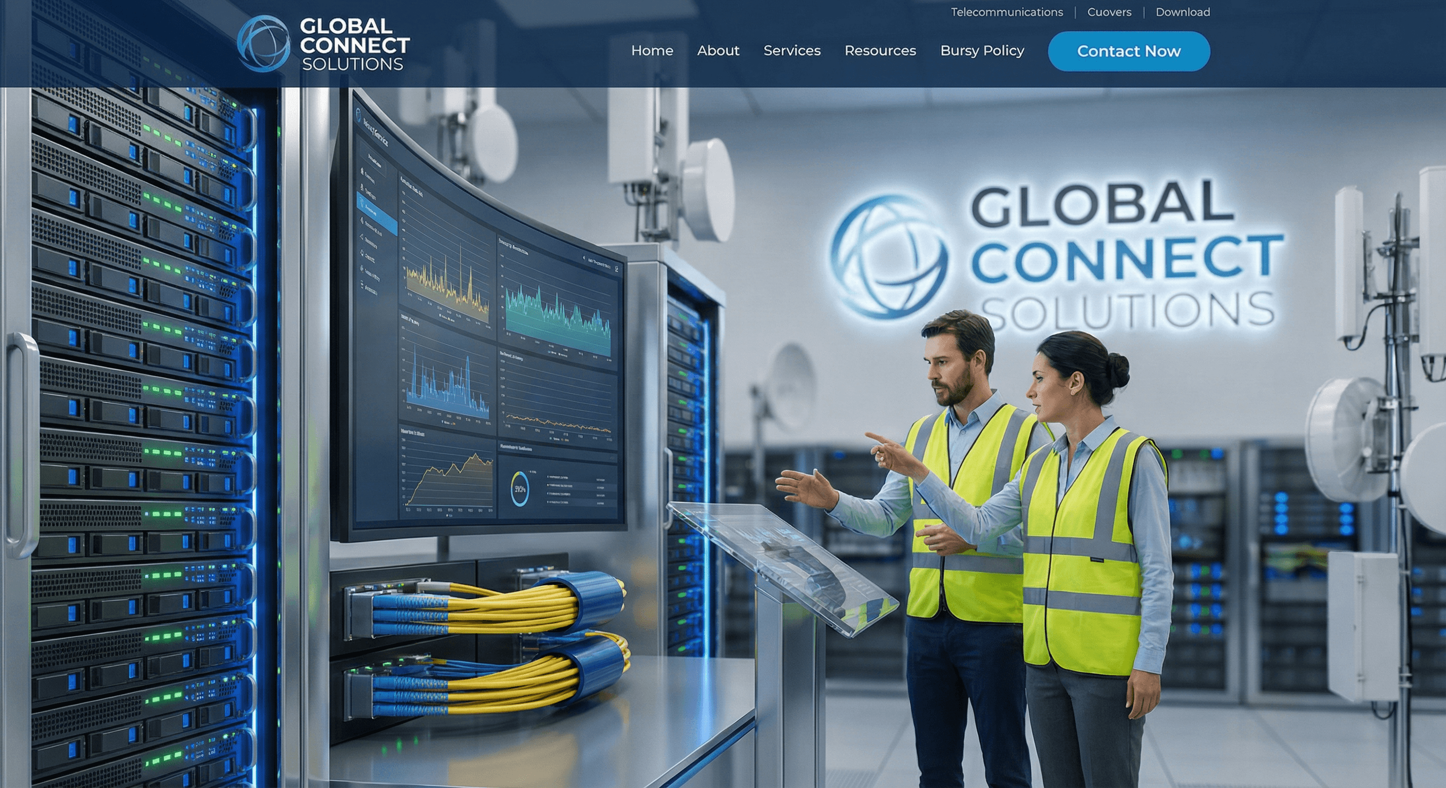 Telecoms & Connectivity - Professional web design and SEO services