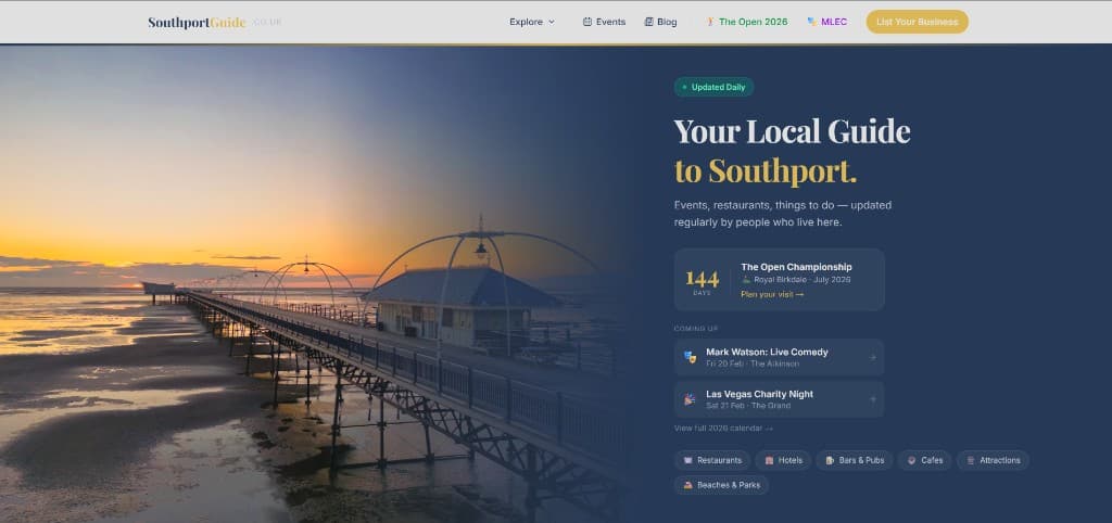 Southport Guide: Tourism Directory